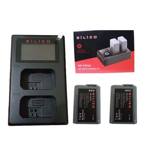 Bilico Battery + Charger Sony NP-FW50